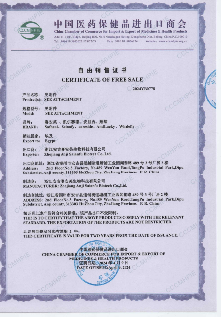 CE Certificate