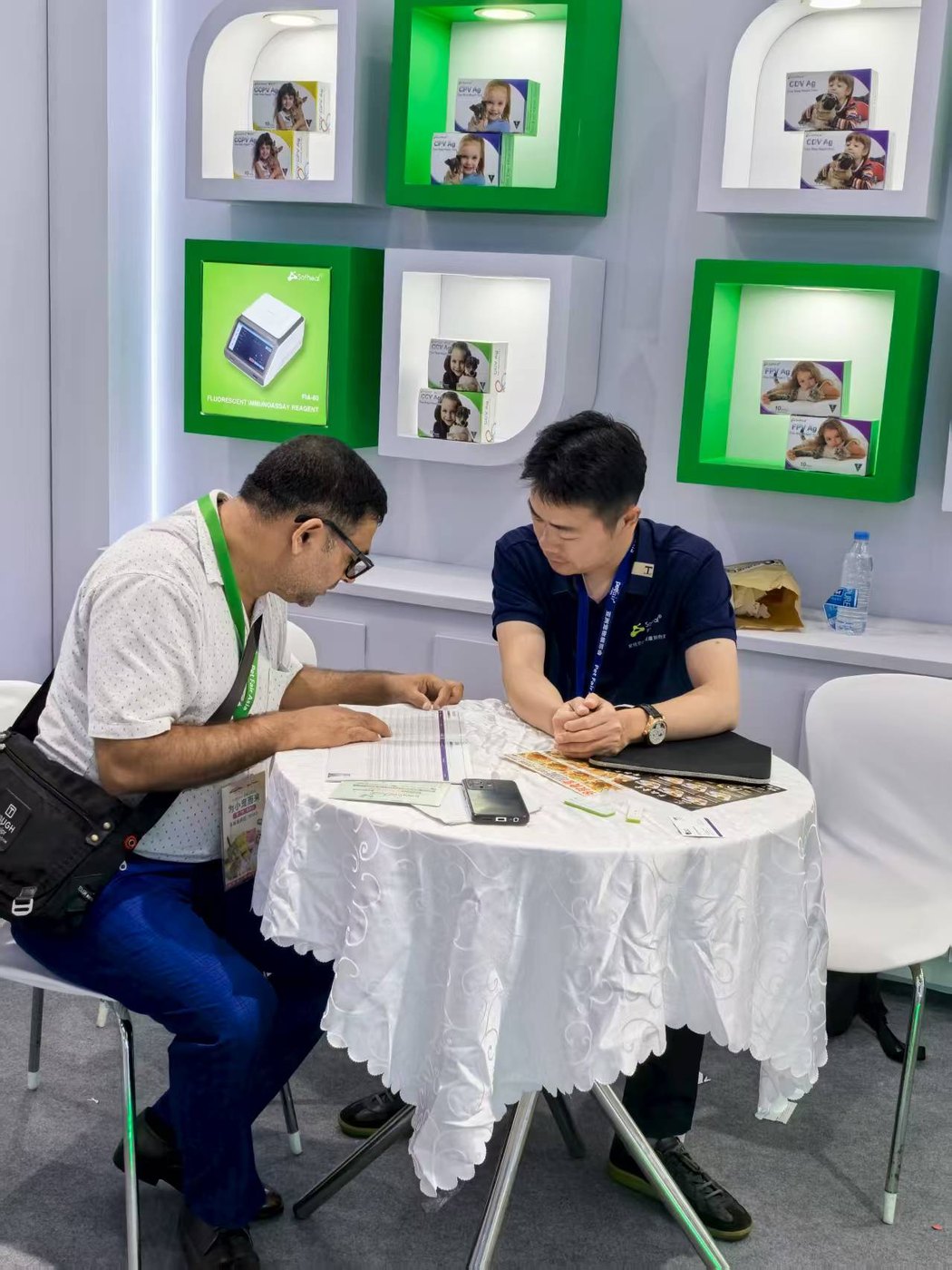 Safheal product display and customer communication