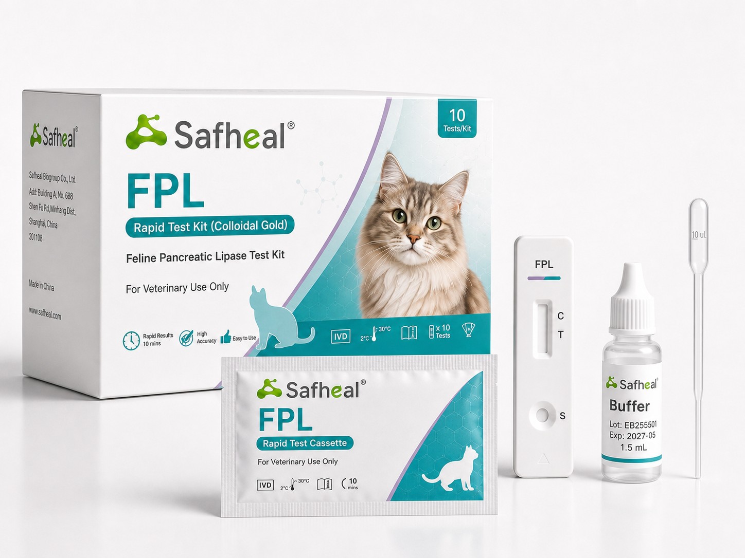 lipasi pancreatica felina (FPL) test rapido