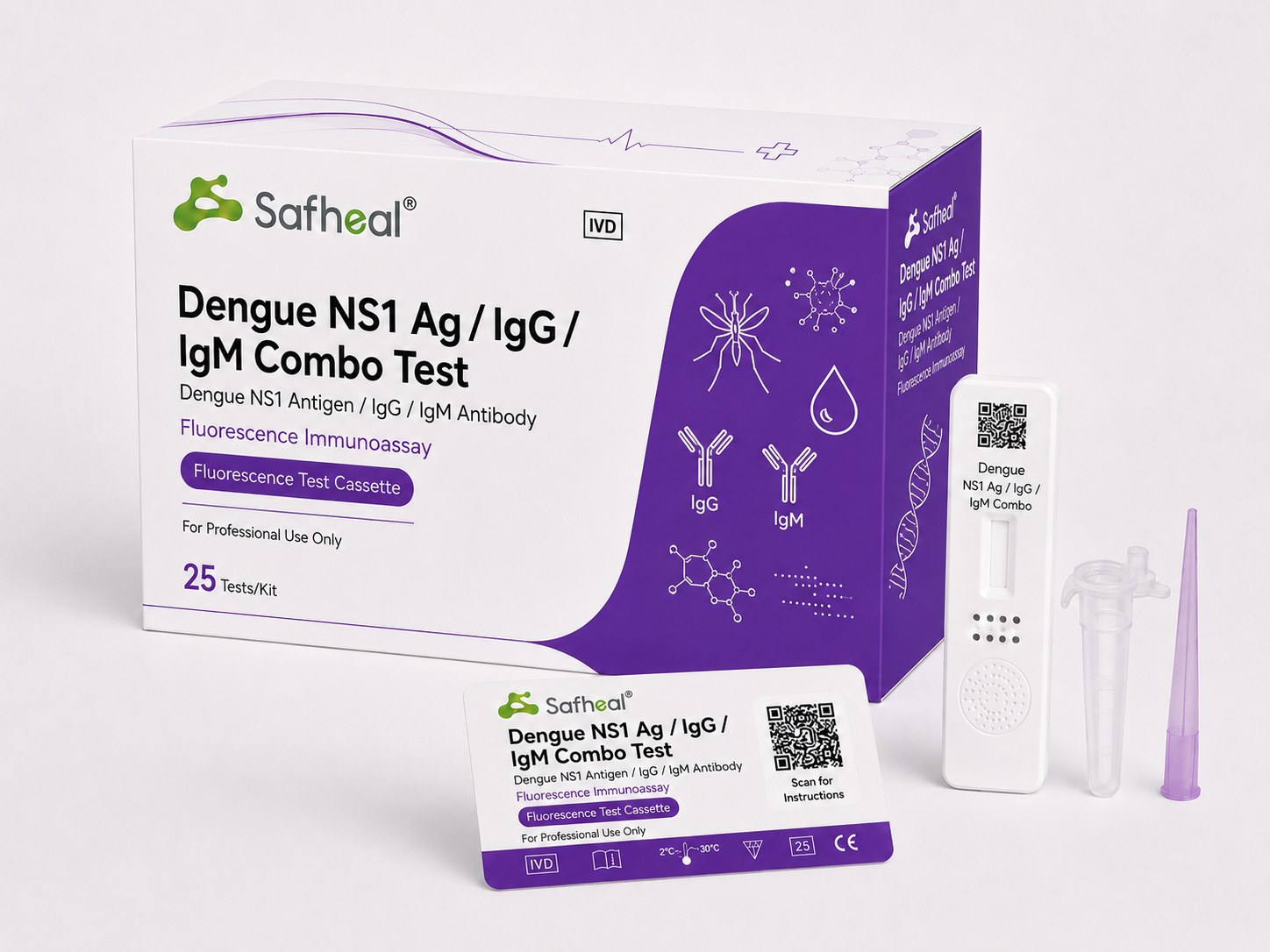 Dengue NS1 Ag/IgG/IgM Combo 荧光定量检测